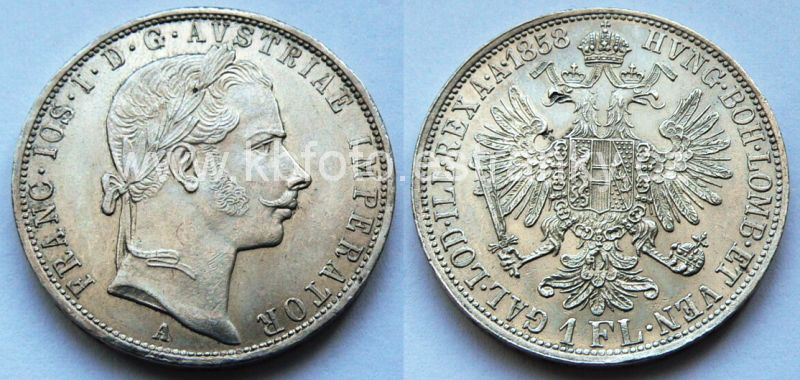 č.200 - 1 zlatník 1858 A 