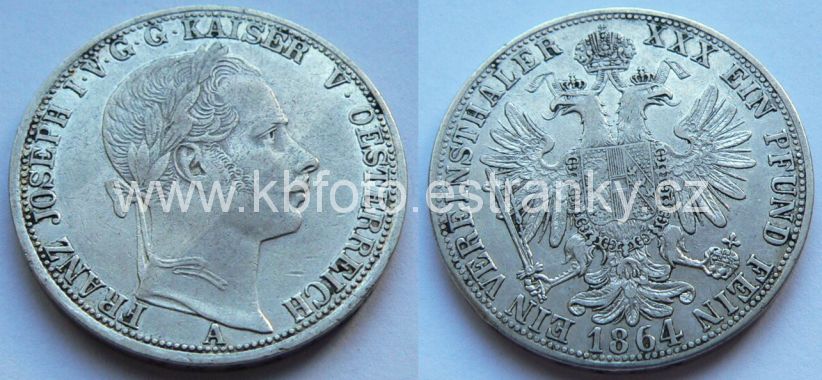 1 tolar 1864 A 