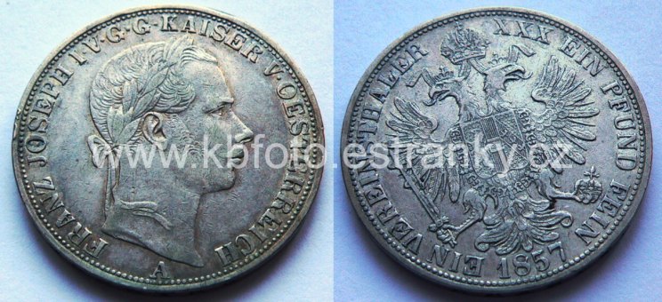 1 tolar 1857 A